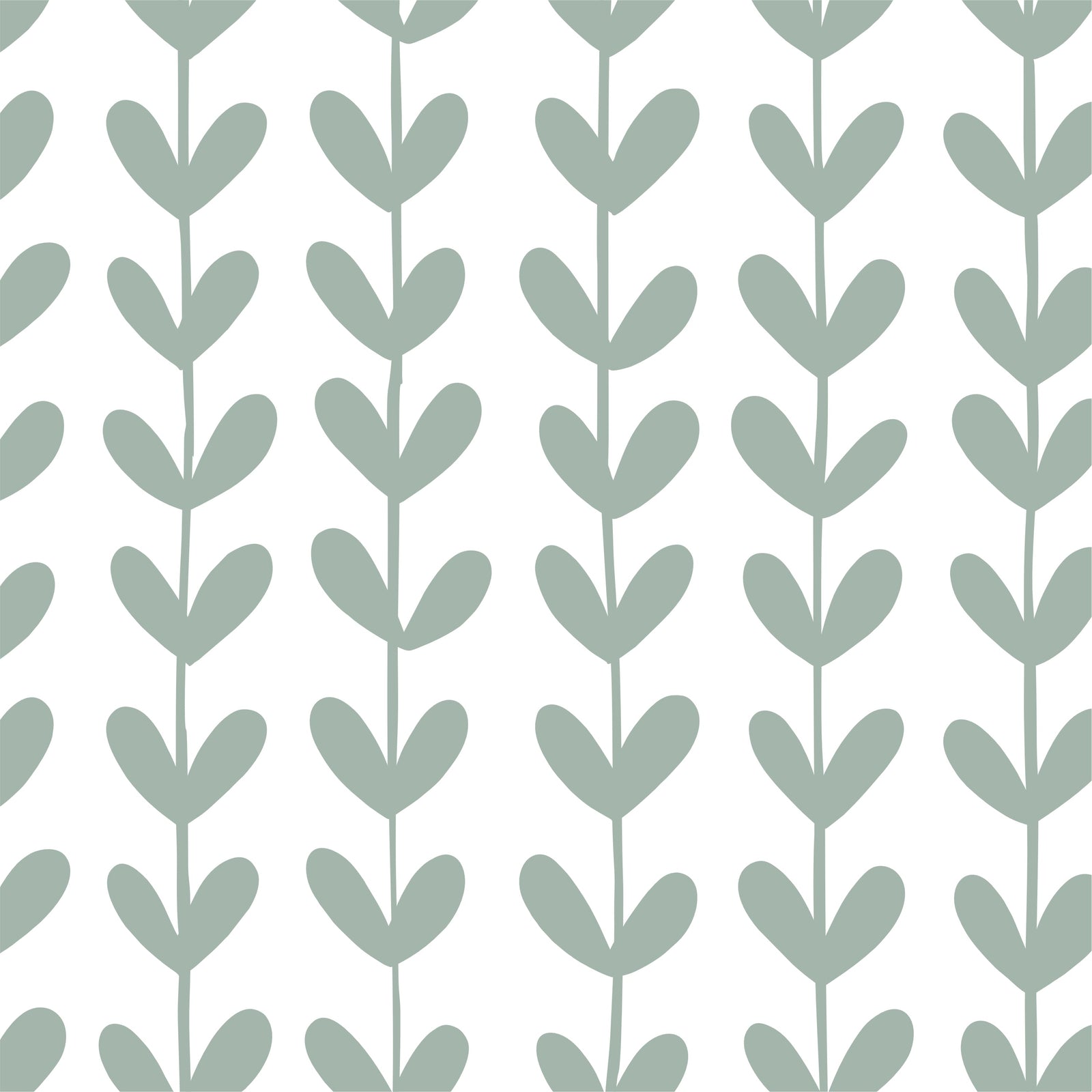 Papel de Parede Vaso de Alecrim Verde  2,80 x 0,45 m