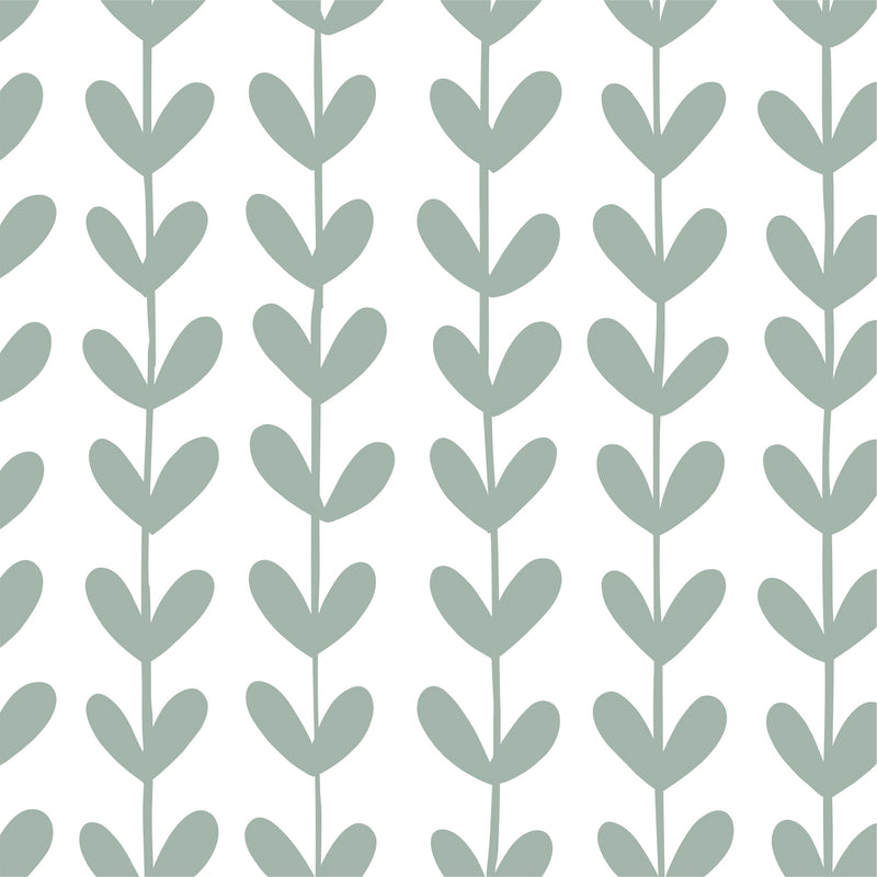 Papel de Parede Vaso de Alecrim Verde  2,80 x 0,45 m