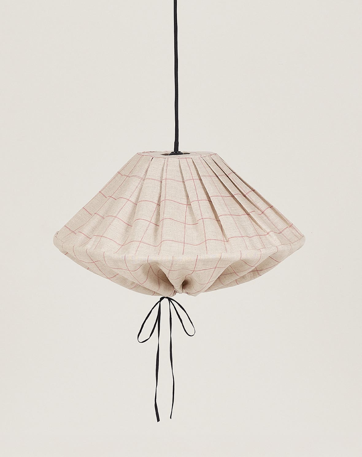 Lustre YUMI grid carmin 50 X 30 cm