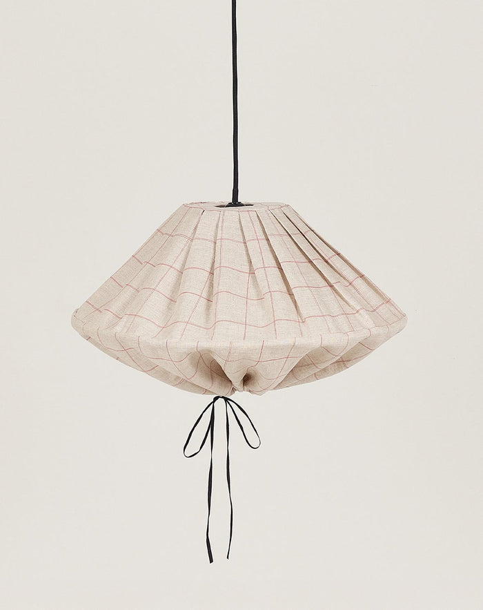 Lustre YUMI grid carmin 50 X 30 cm