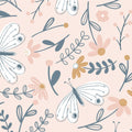 Papel de Parede Asas color Nude 2,80 x 0,45 m