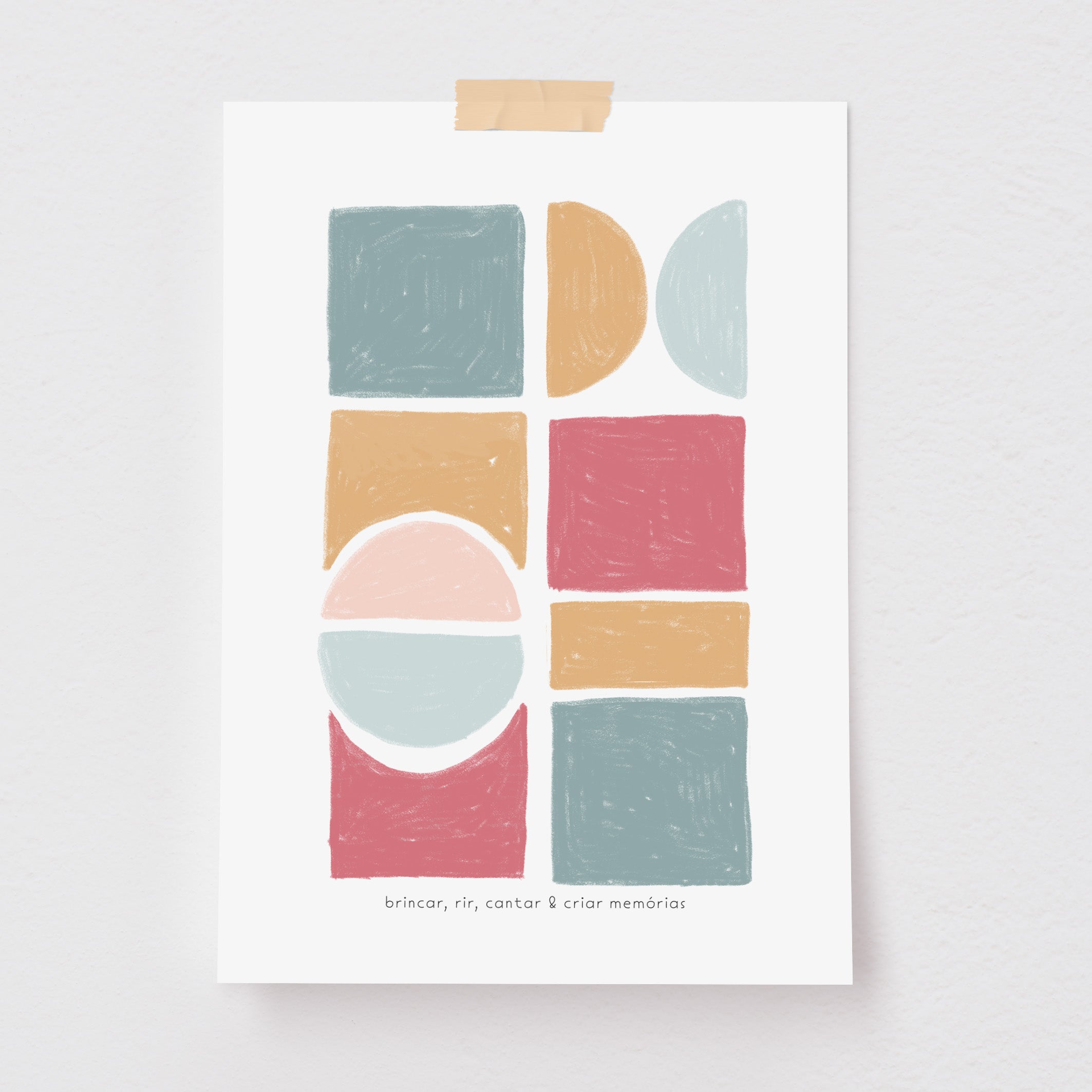 Pôster Decorativo Azulejo