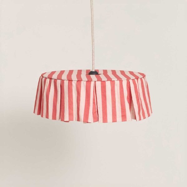 Lustre VIBES vermelho 40 x 12 cm