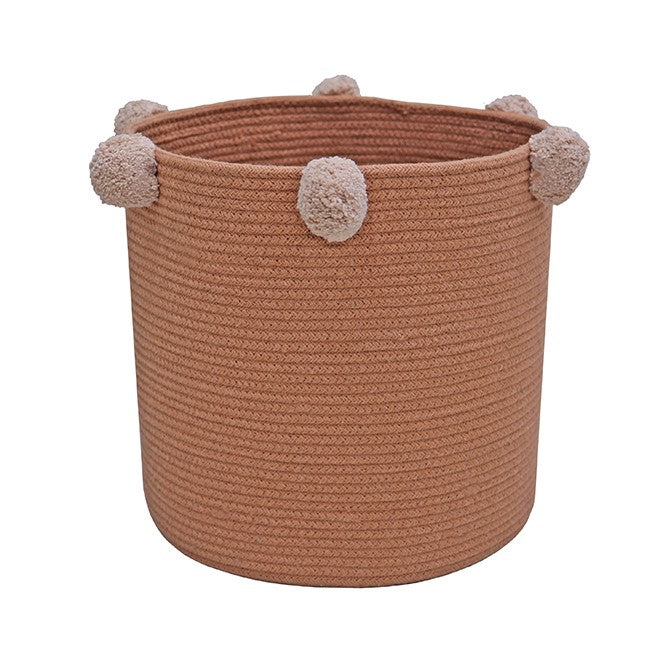 Cesta Bubbly Castanha Ø30 x 30 cm