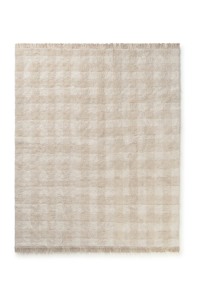 Tapete lavável Vichy Ivory 90 x 120 cm