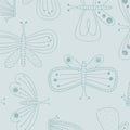 Papel de Parede Casa de Borboleta color Acqua 2,80 x 0,45 m