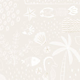 Papel de Parede Banco de Areia color Areia 2,80 x 0,45 m