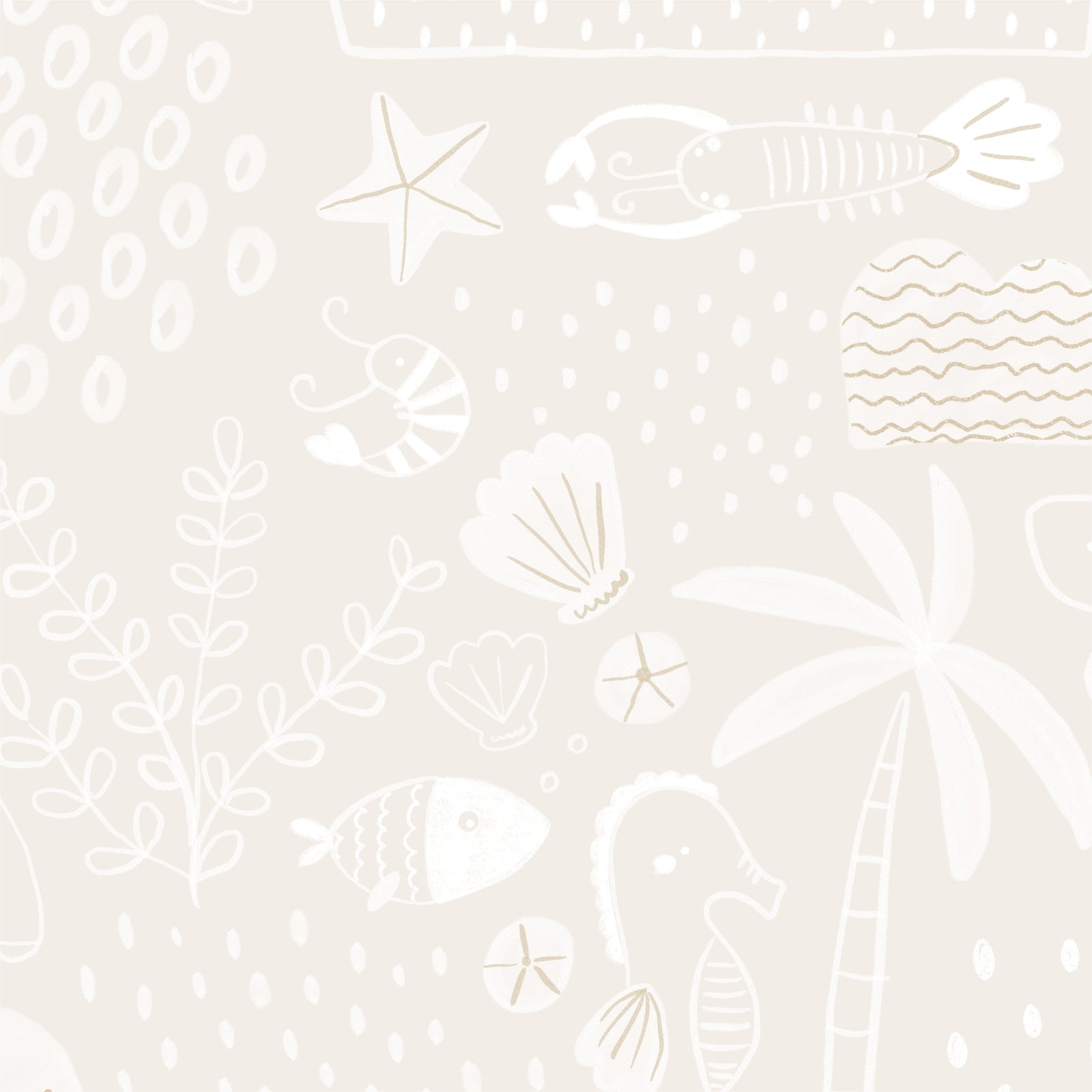 Papel de Parede Banco de Areia color Areia 2,80 x 0,45 m