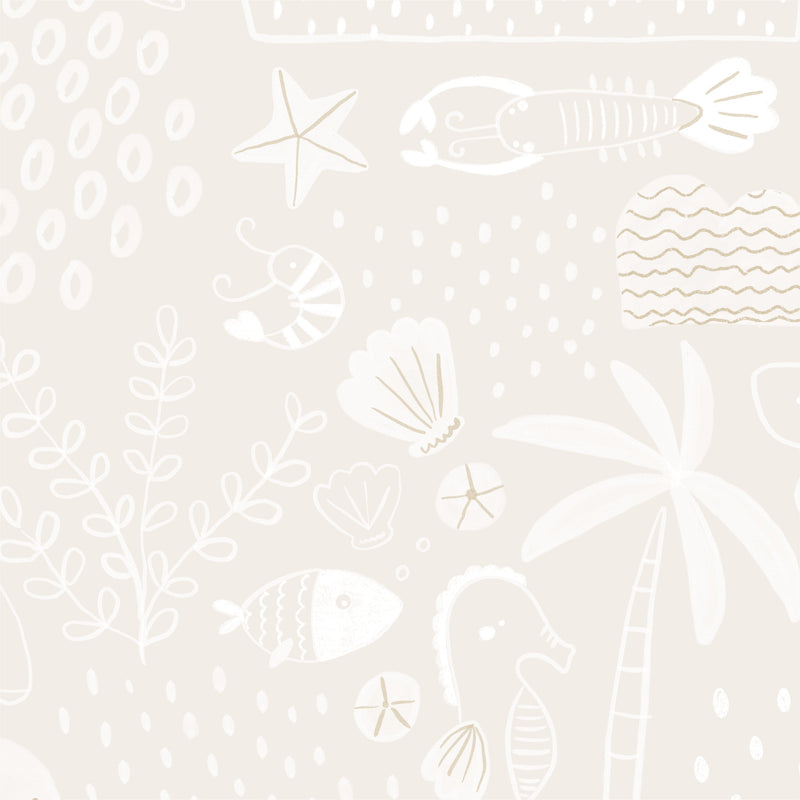 Papel de Parede Banco de Areia color Areia 2,80 x 0,45 m