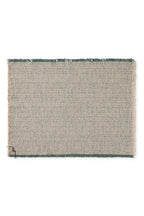 Jogo Americano Lorena Canals Handloom - Kit 2 unidades – Natural e Duck green - Verde pato 38 x 50 cm