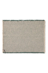 Jogo Americano Lorena Canals Handloom - Kit 2 unidades – Natural e Duck green - Verde pato 38 x 50 cm