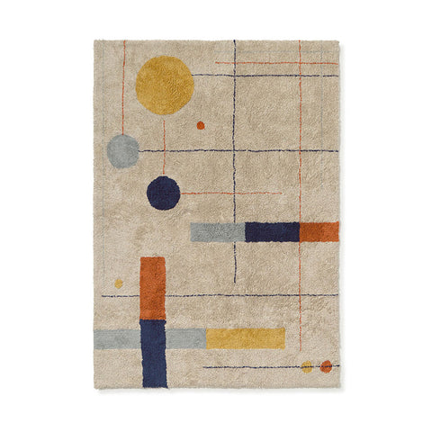 Tapete Lavável Geometrical Shapes 140 x 200 cm