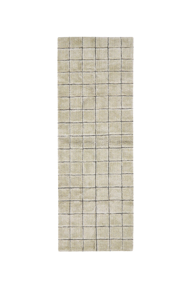 Passadeira de Lã Lavável Lorena Canals Woolable® Mosaic Arenito 80 x 230 cm