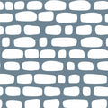 Papel de Parede Bricks color Cobalto 2,80 x 0,45 m