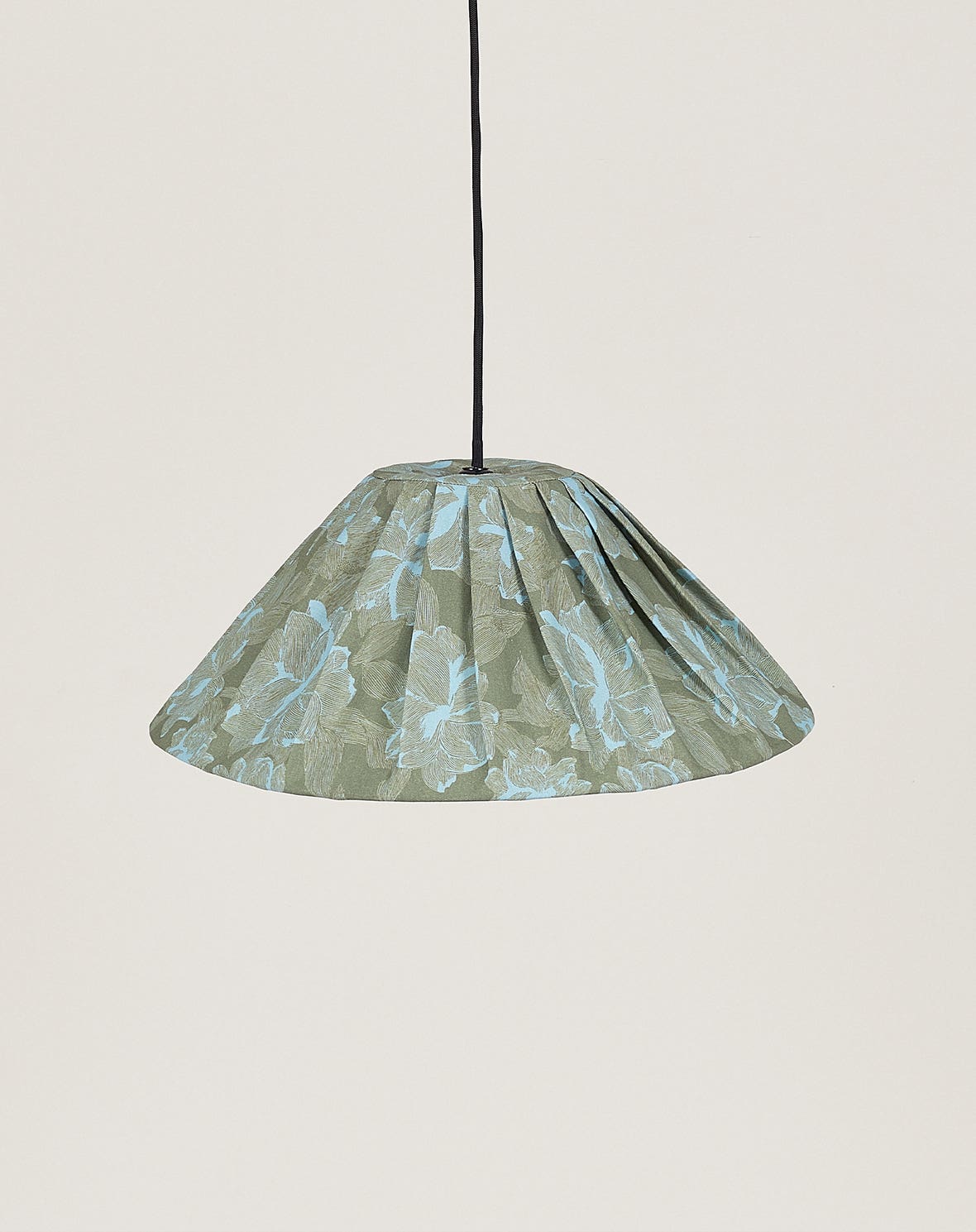 Lustre AVA peonias verde 50 X 21 cm