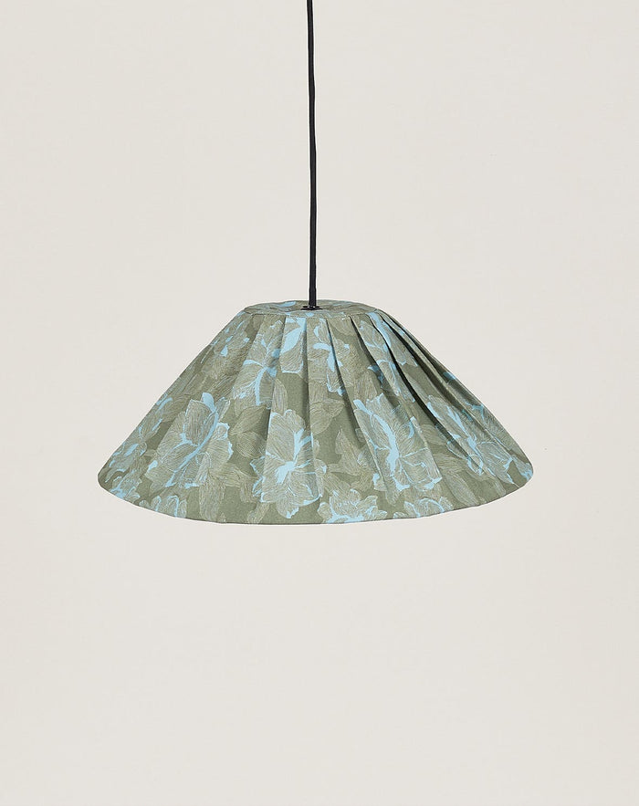 Lustre AVA peonias verde 50 X 21 cm