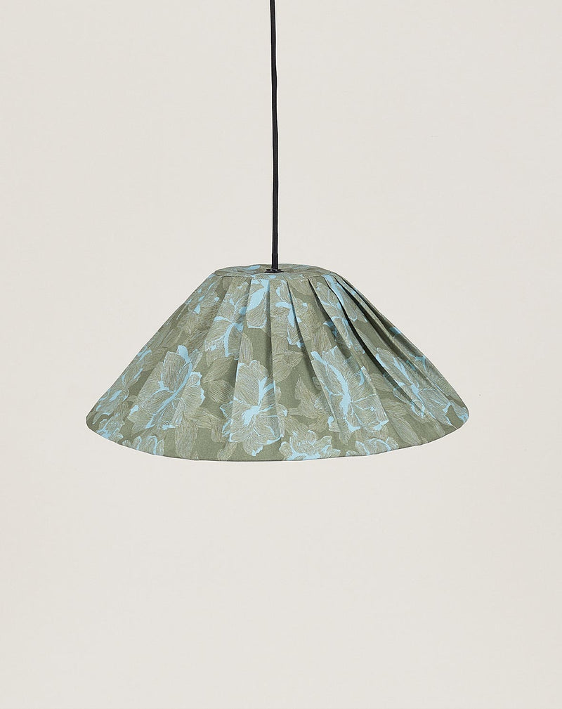 Lustre AVA peonias verde 50 X 21 cm