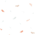 Papel de Parede Passarinhos Coral e Menta 2,80 x 0,45 m