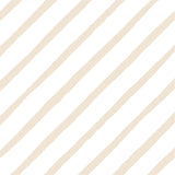 Papel de Parede Listrado Diagonal Crème 2,80 x 0,45 m
