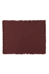 Jogo Americano Lorena Canals Handloom - Kit 2 unidades – Marsala 38 x 50 cm