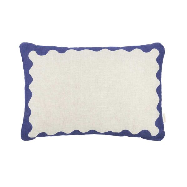 Almofada VIBES linho Azul 45 x 30 cm
