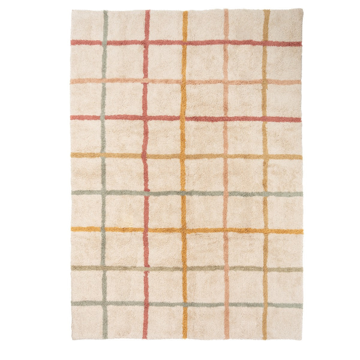 Tapete Lavável Xadrez 200 x 140 cm