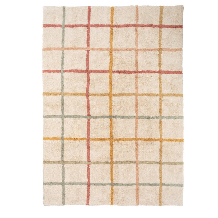 Tapete Lavável Xadrez 200 x 140 cm
