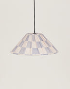 Lustre AVA peonias checks azul 50 X 21 cm
