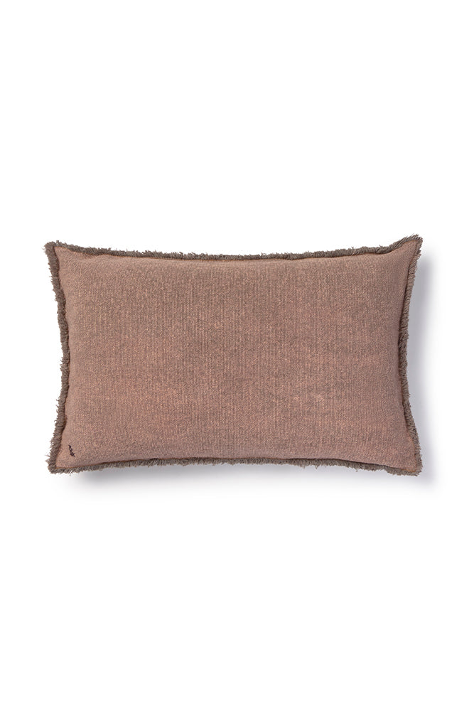 Almofada retangular Lorena Canals Stonewashed Soil Brown - Marrom 60 x 40 cm