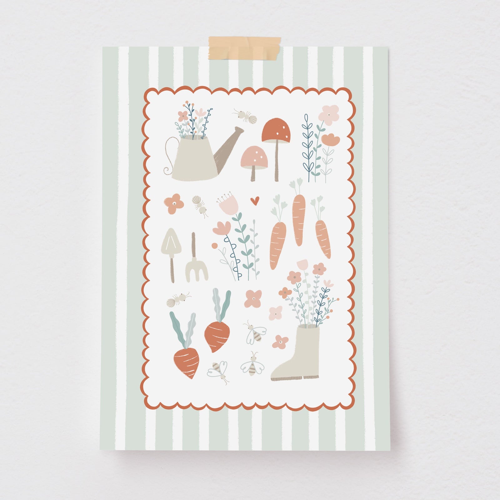 Pôster Decorativo Jardinagem