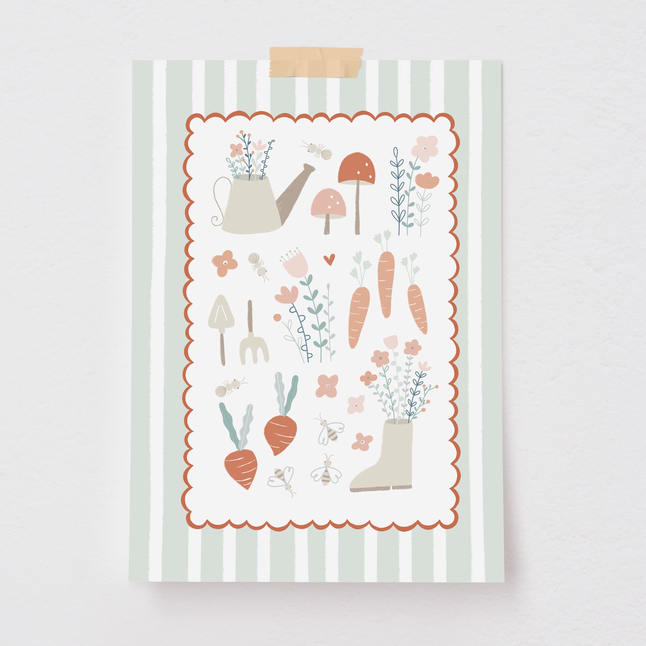 Pôster Decorativo Jardinagem