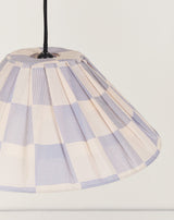 Lustre AVA peonias checks azul 50 X 21 cm