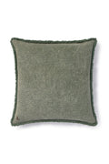Almofada quadrada Lorena Canals Stonewashed Duck Green - Verde pato 45 x 45 cm