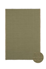 Tapete Lavável em Handloom Cáqui 140x200 cm