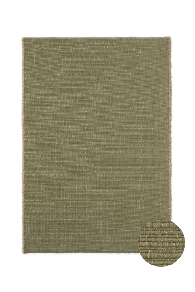 Tapete Lavável em Handloom Cáqui 140x200 cm