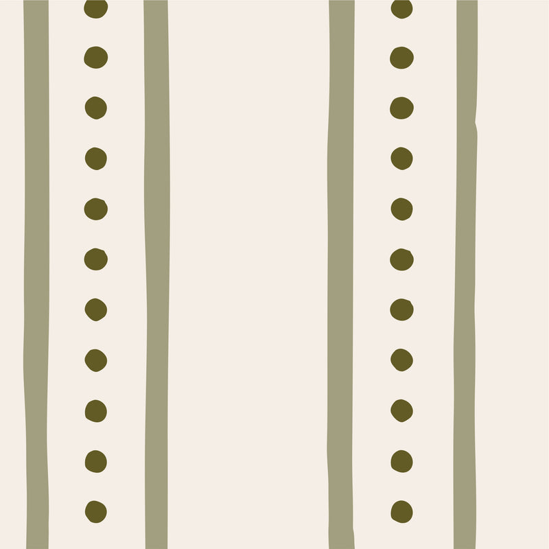 Papel de Parede Caminho de Sementes Verde  2,80 x 0,45 m