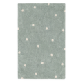 Tapete lavável Mini Dot Salvia azul 100 x 150 cm