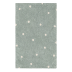 Tapete lavável Mini Dot Salvia azul 100 x 150 cm