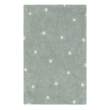 Tapete lavável Mini Dot Salvia azul 100 x 150 cm