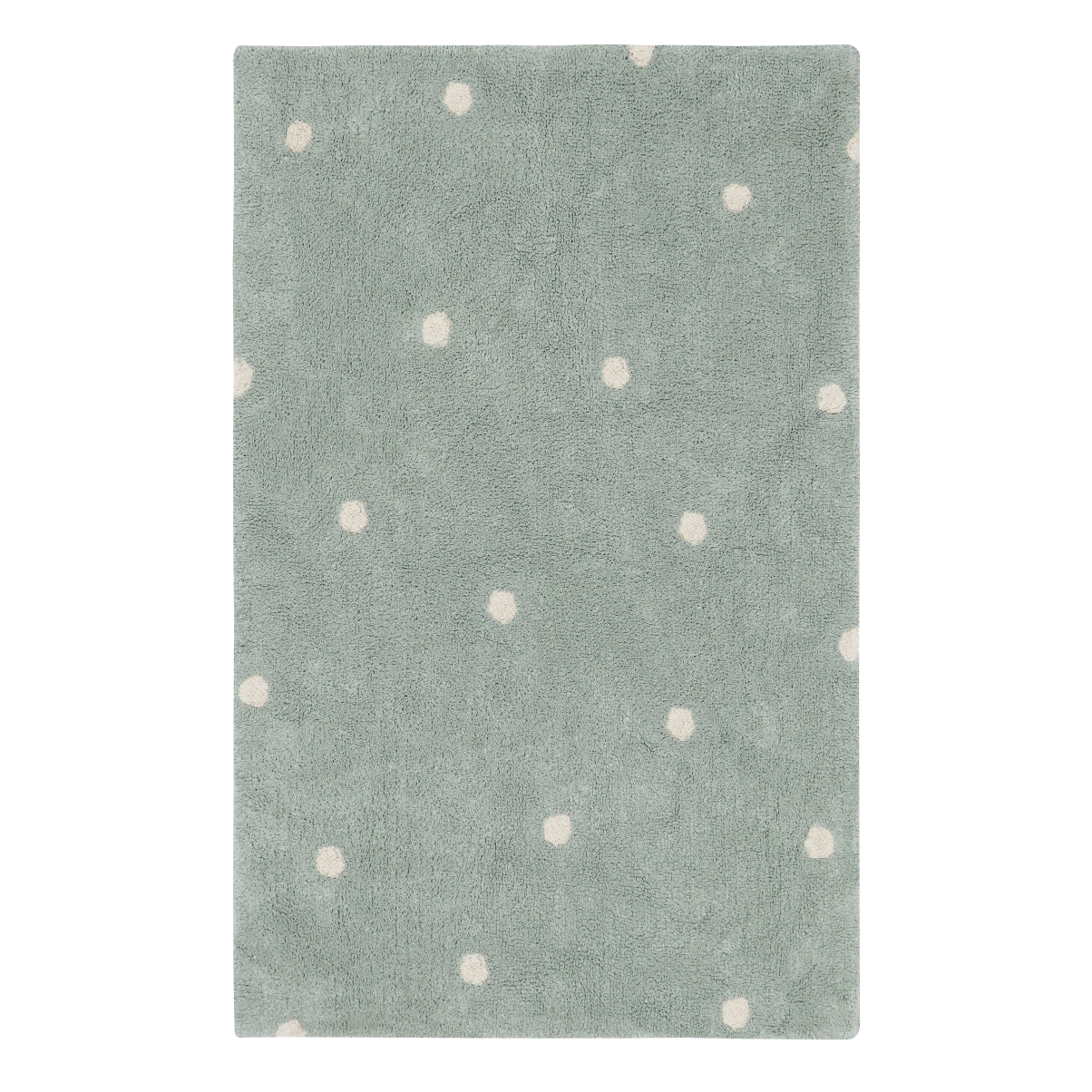 Tapete lavável Mini Dot Salvia azul 100 x 150 cm