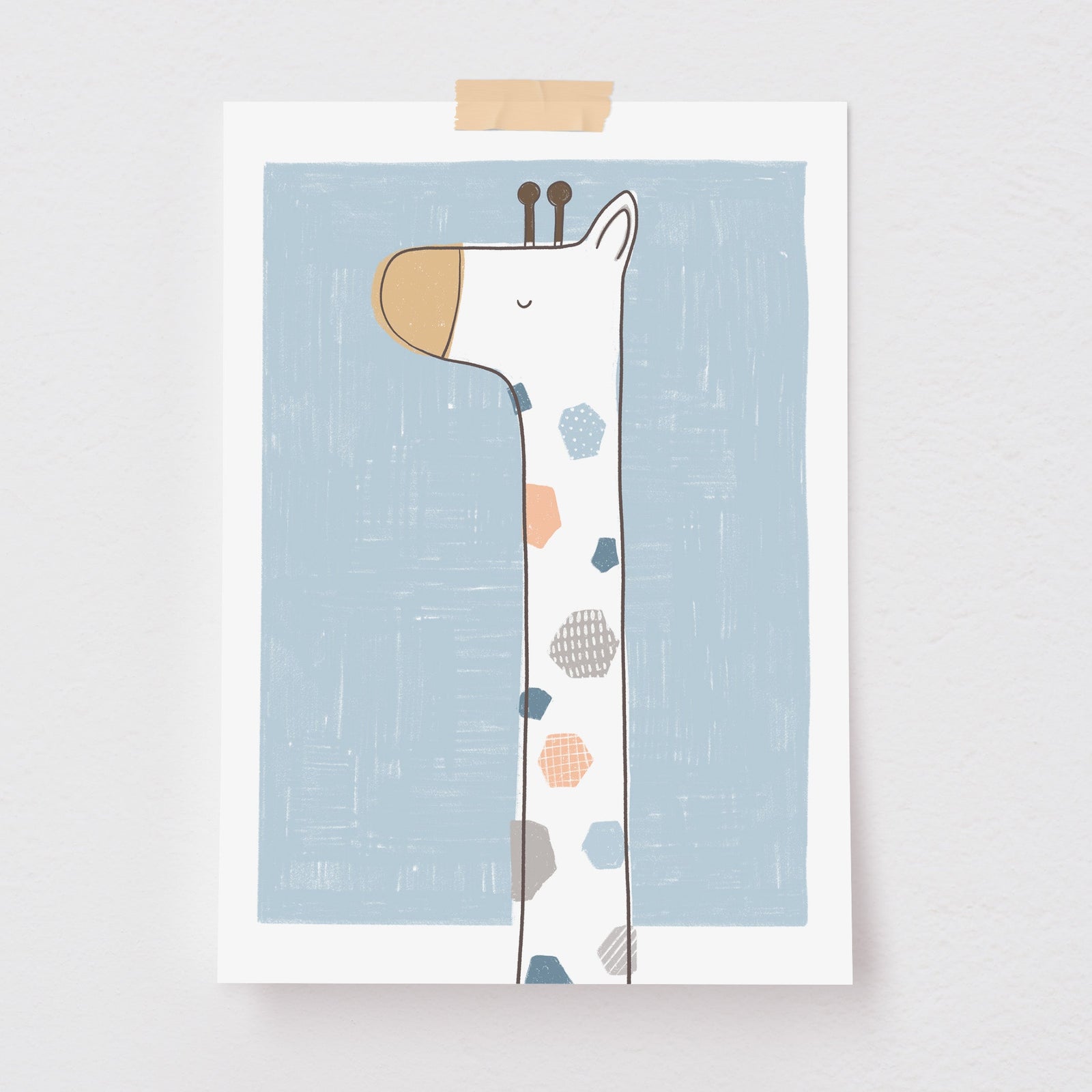 Pôster Decorativo Girafa