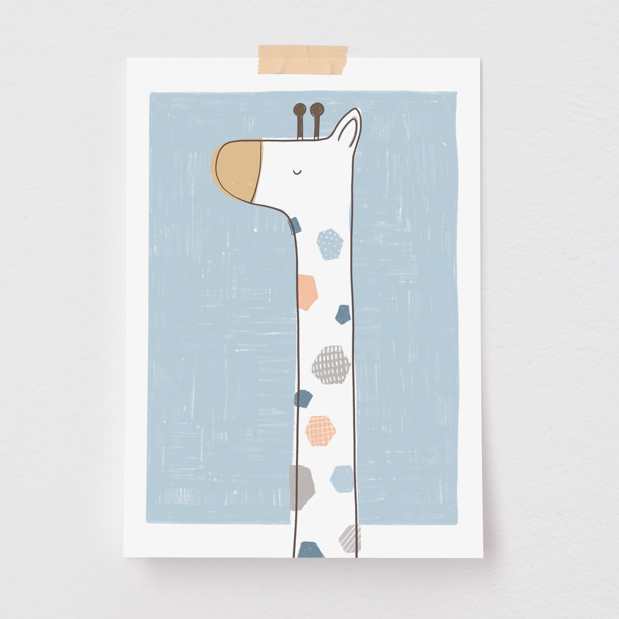 Pôster Decorativo Girafa