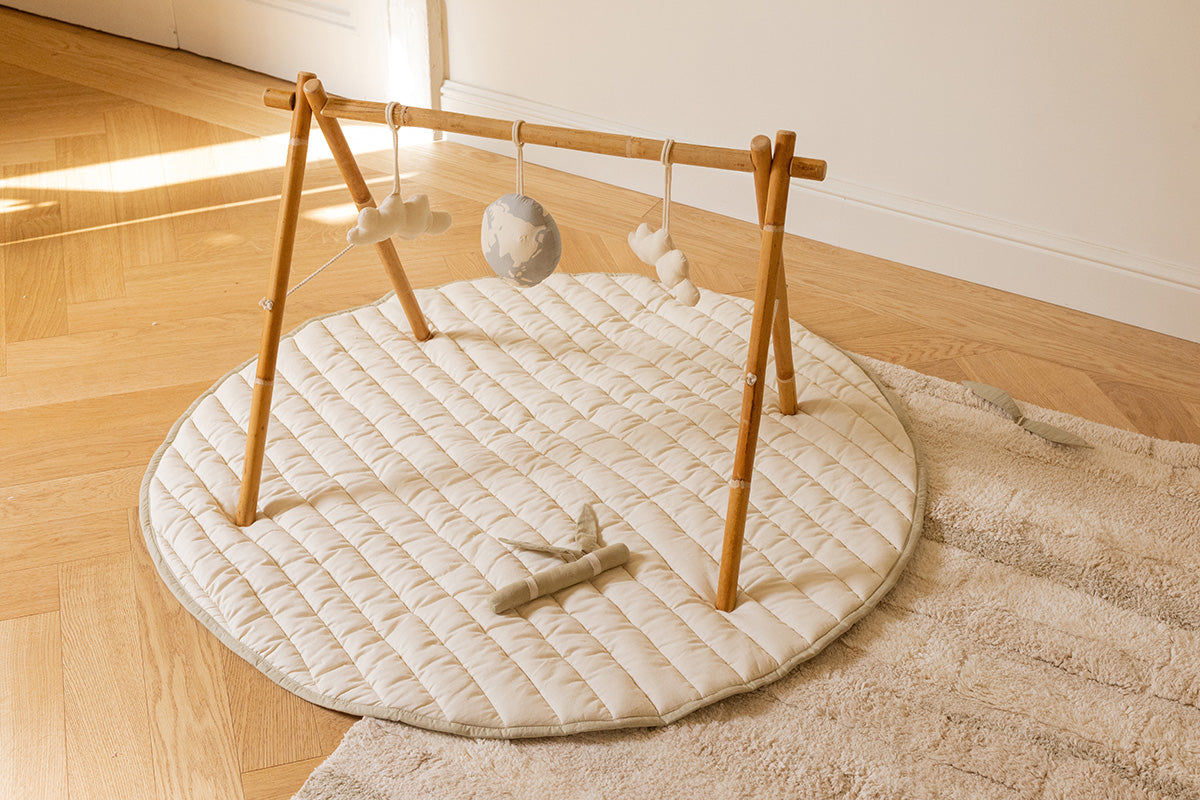 Playmat Lavável Redondo Bamboo Leaf Ø100 cm