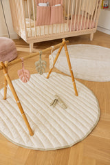 Playmat Lavável Redondo Bamboo Leaf Ø100 cm