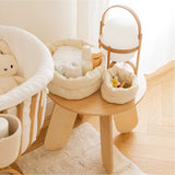 Kit de 2 Cestas Bambie Natural  Ø 30 x 20 cm e Ø 15 x 15 cm