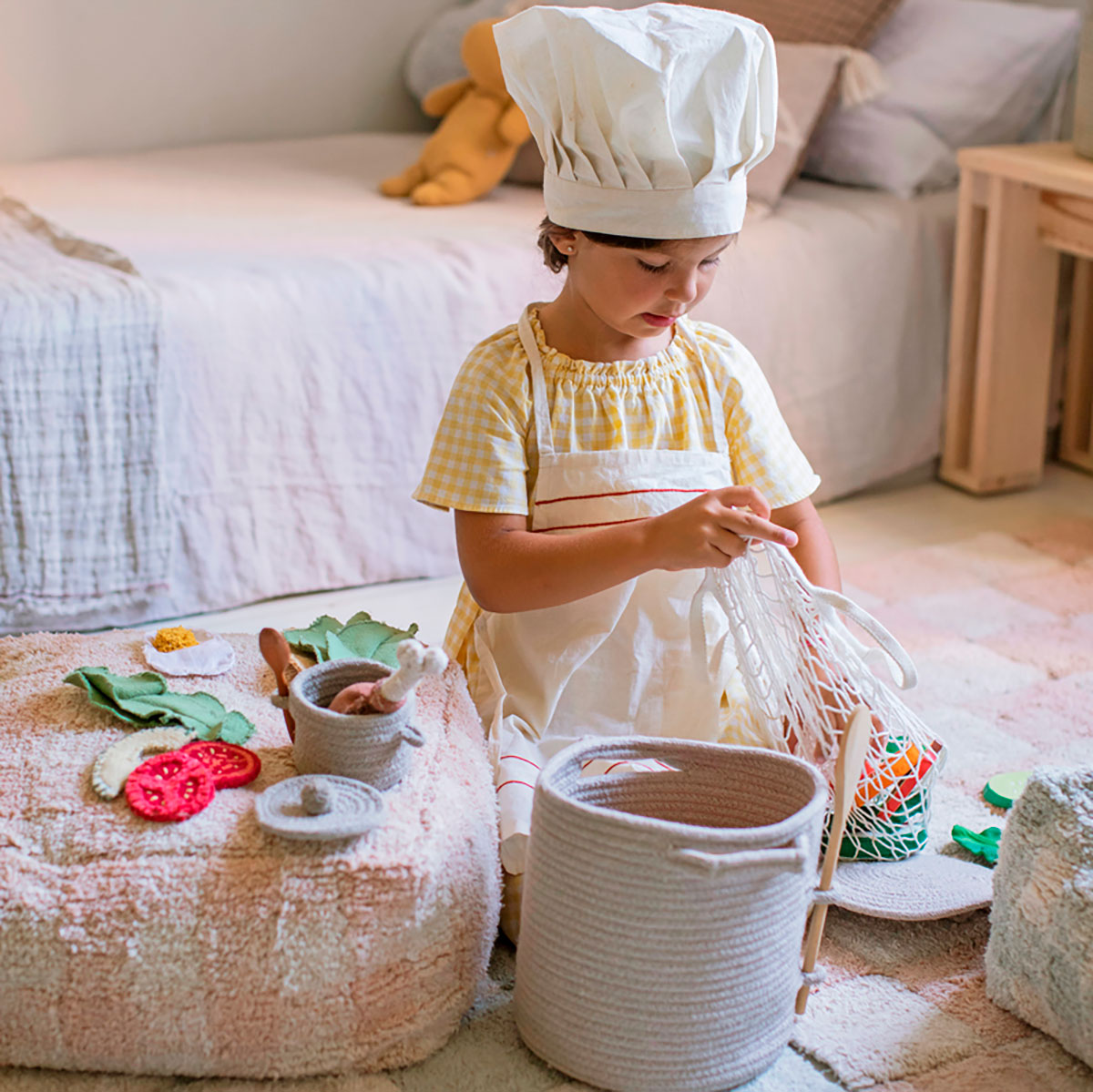 Cesta de brincar Little Chef Ø 21 x 21 cm