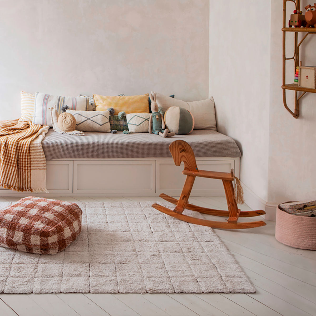 Cesta Gram Rosa 20 x 35 x 35 cm