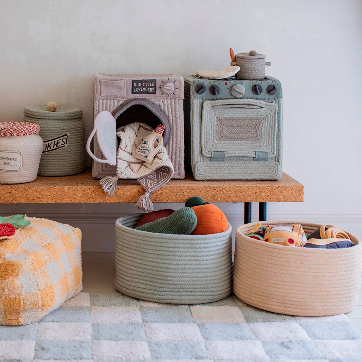 Cesta de brincar Kitchen 30 x 33 x 26 cm