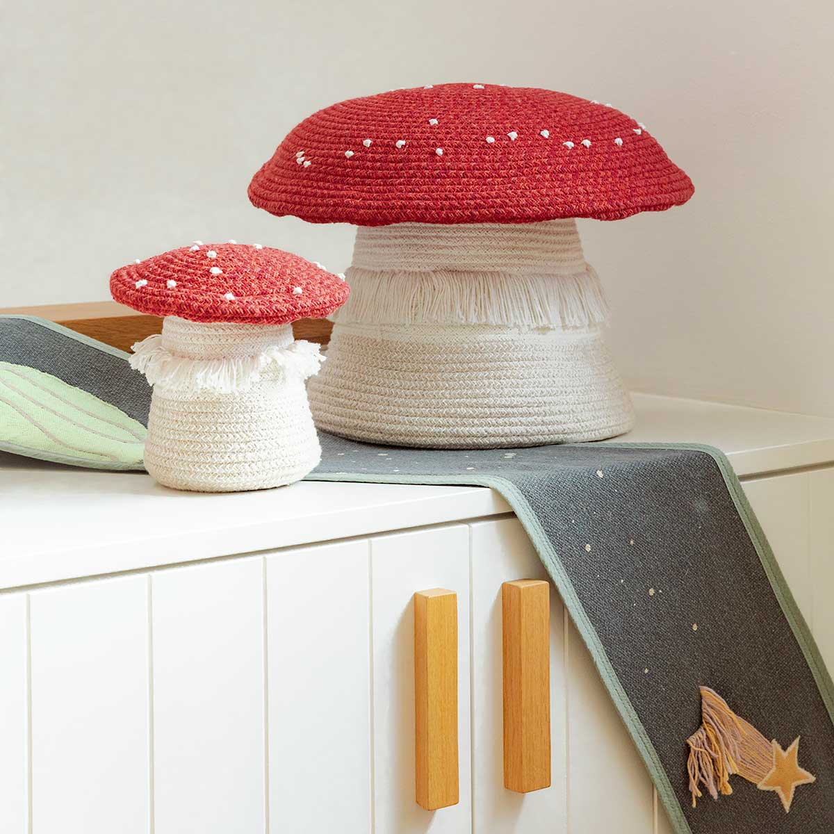 Cesto Mini Cogumelo 17 x 17 x 16 cm