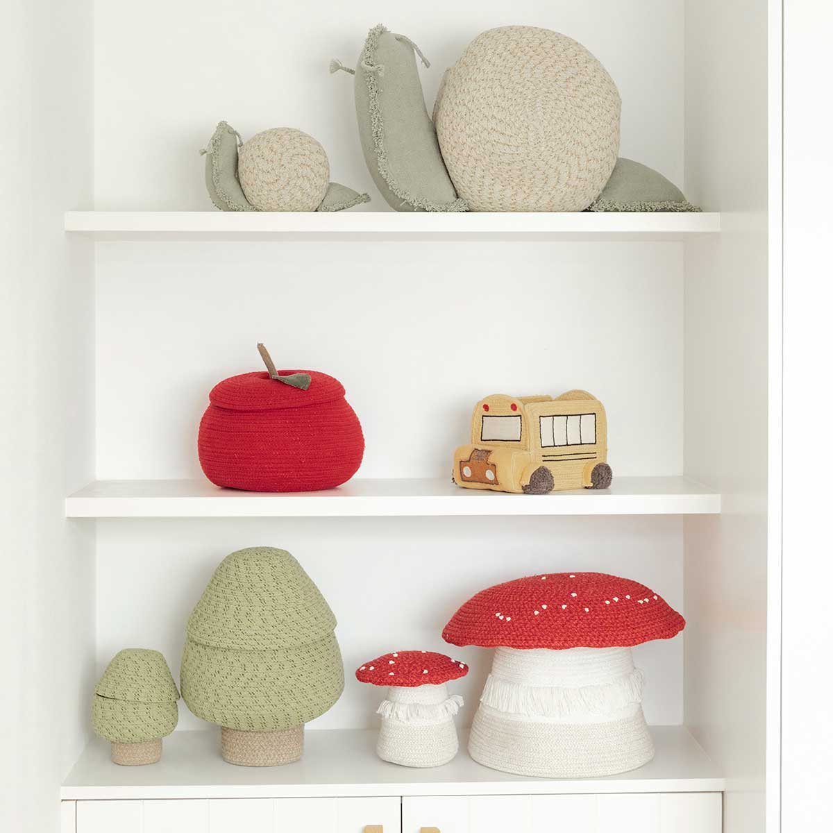 Cesto Mini Cogumelo 17 x 17 x 16 cm